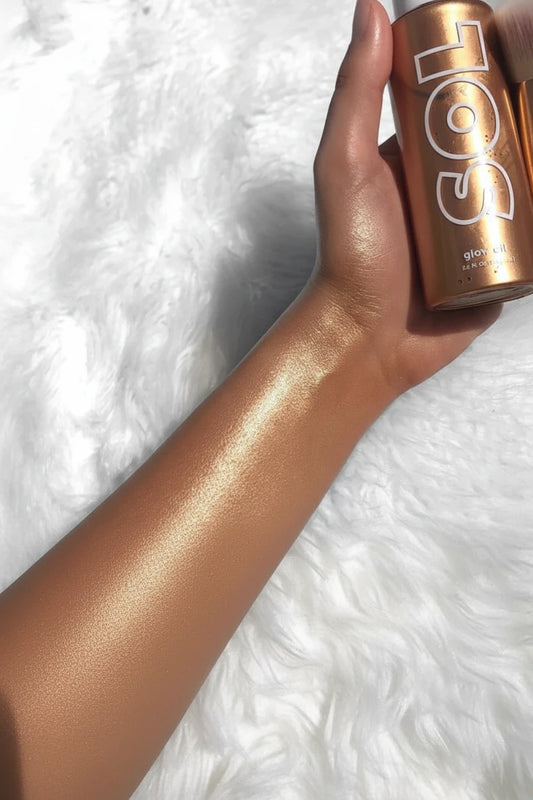 Iluminador corporal líquido - sol glow oil mini