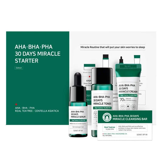 Kit cuidado facial AHA, BHA, PHA 30 Days Miracle Starter Limited Set - SOME BY MI