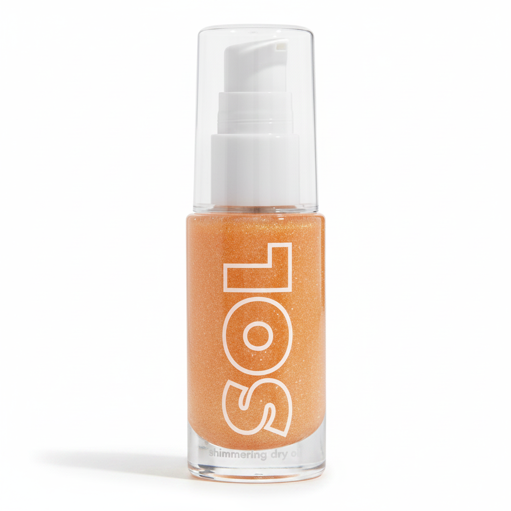 Iluminador corporal líquido - sol glow oil mini