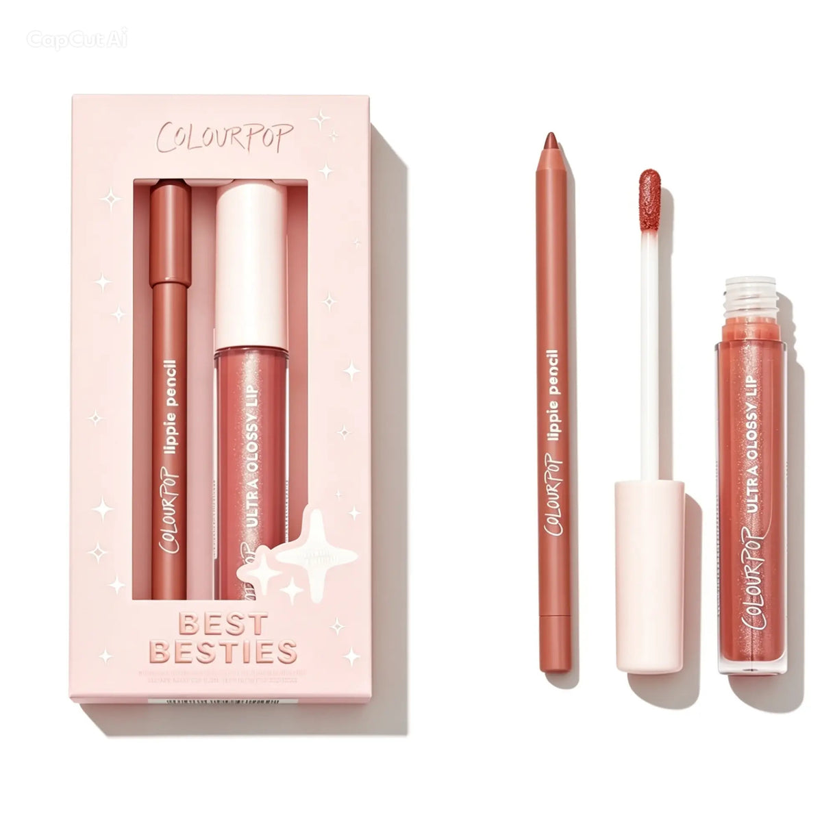 Kit delineador y brillo de labios - Best Besties