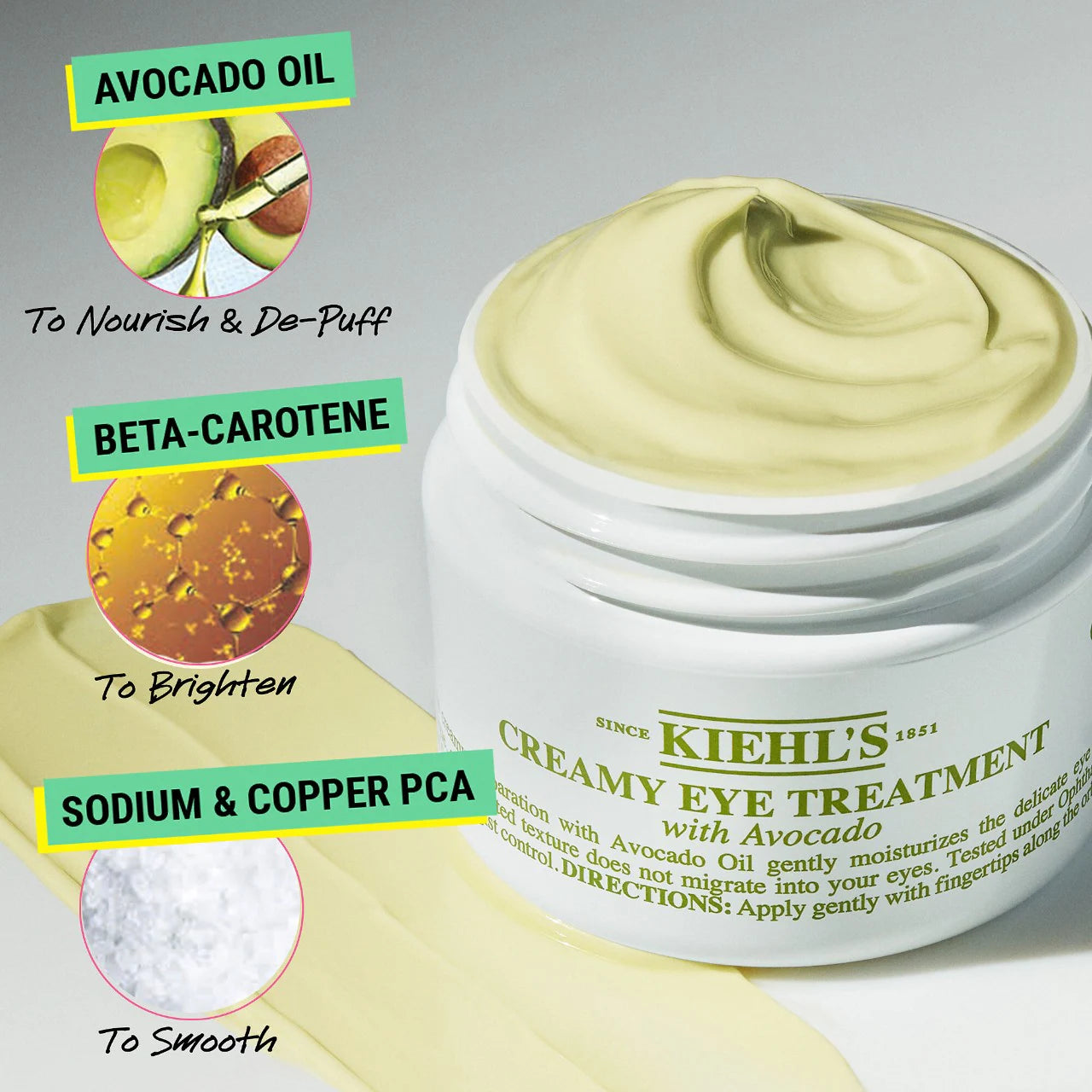 Contorno de ojos Creamy Eye Treatment with Avocado - Kiehl's Since 1851