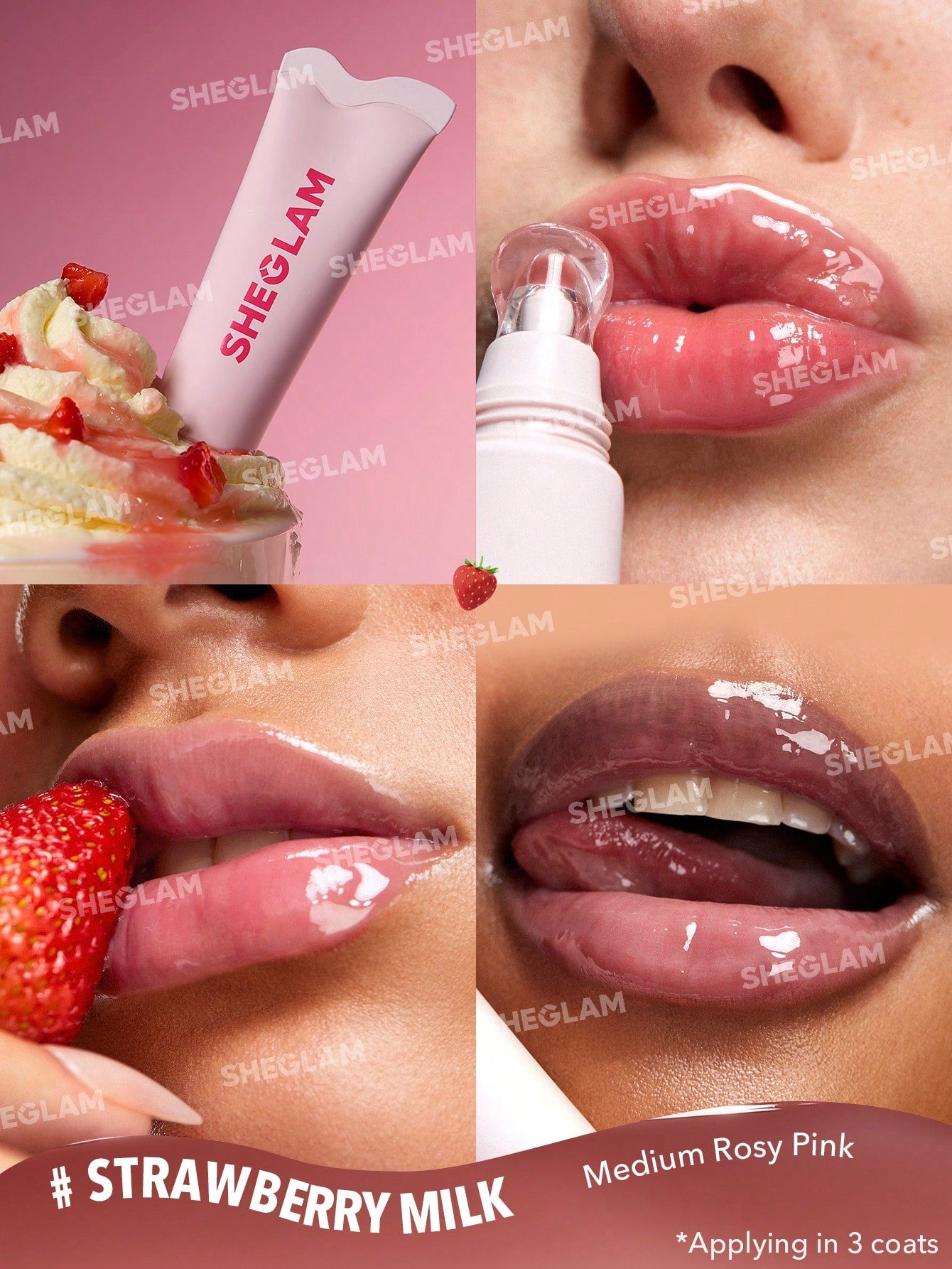 Labial Crystal Glaze Moisturizing Lip Care - SHEGLAM