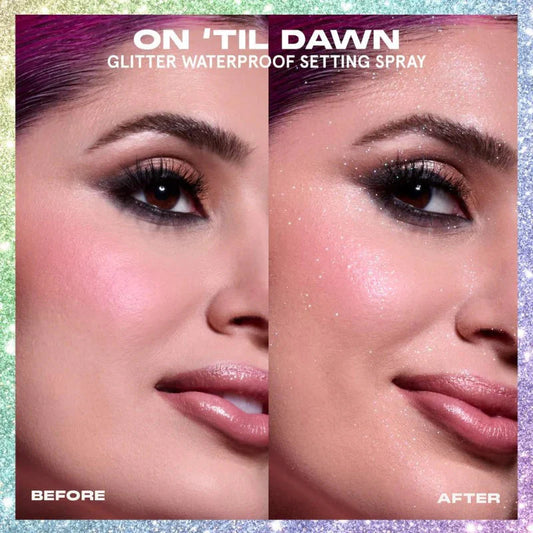 Fijador de maquillaje - On 'Til Dawn Glitter Waterproof Setting Spray