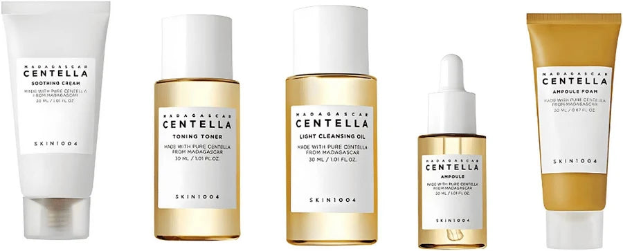 Kit Cuidado facial - SKIN 1004 - Madagascar Centella Travel Kit