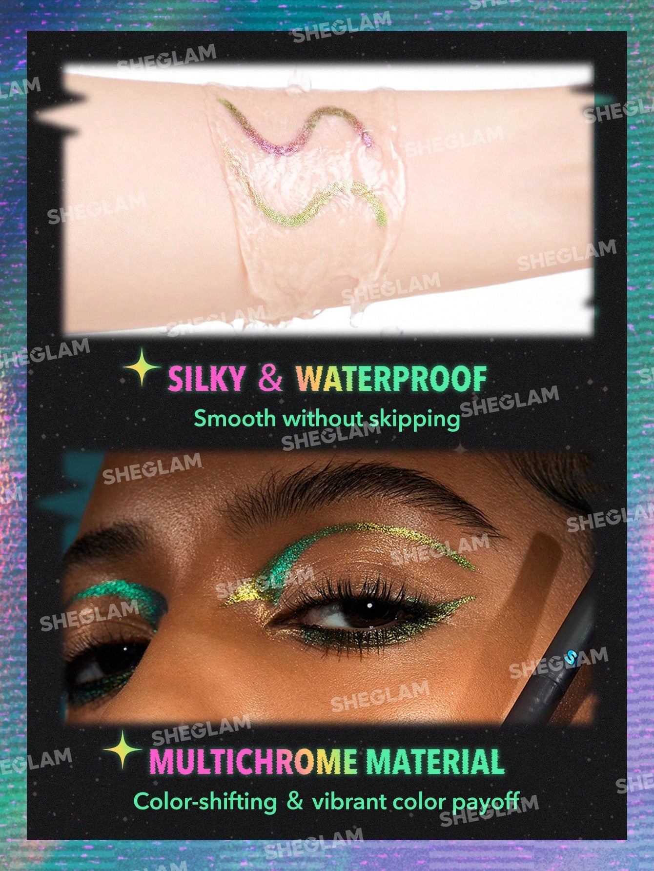 Delineador ojos Chroma Zone Multichrome Gel Liner - SHEGLAM