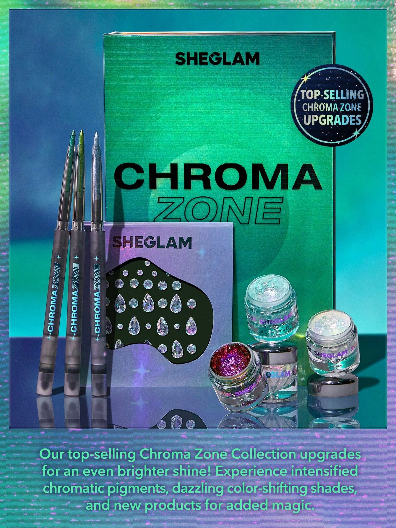 Delineador ojos Chroma Zone Multichrome Gel Liner - SHEGLAM