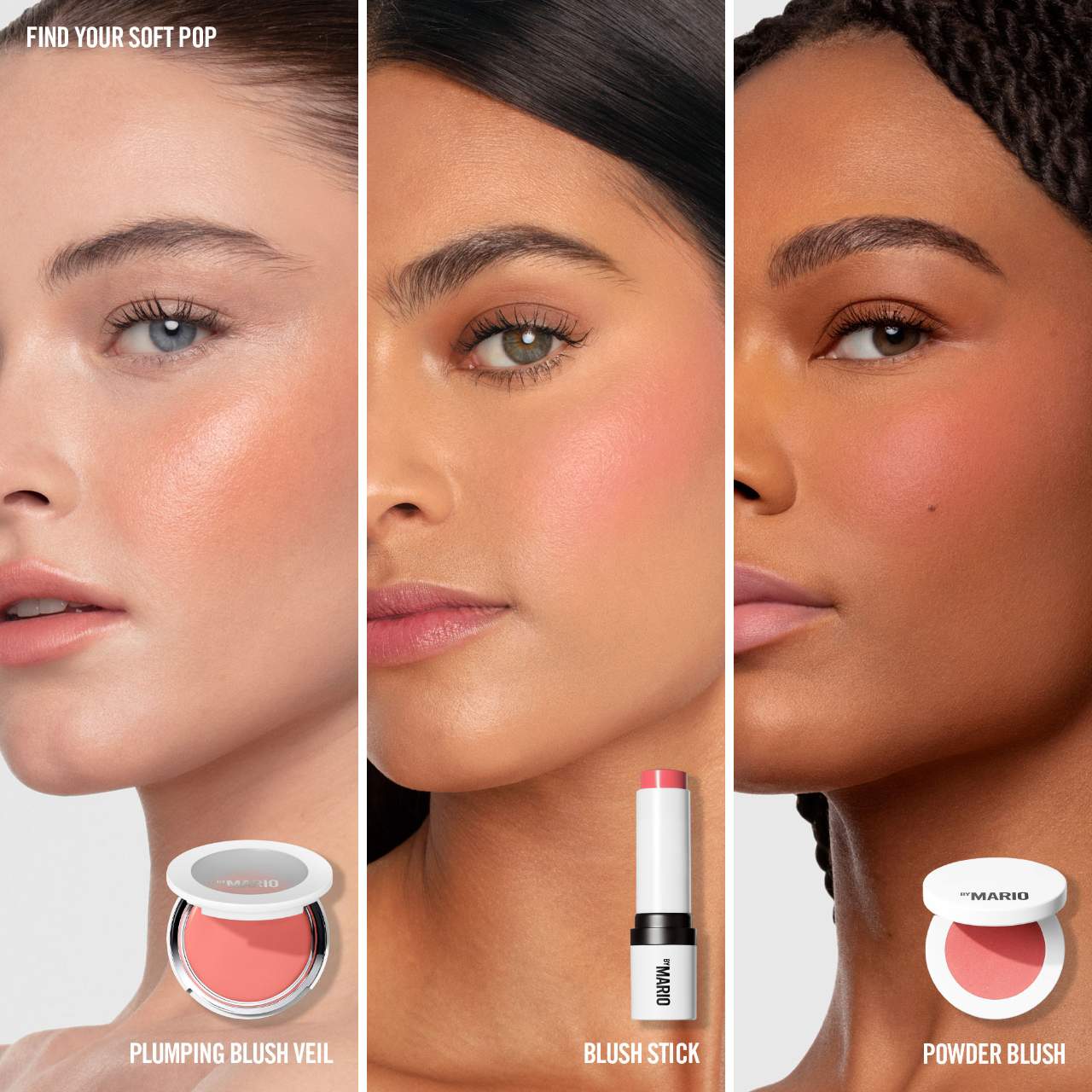 Rubor en crema Soft Pop Plumping Blush Veil - MAKEUP BY MARIO