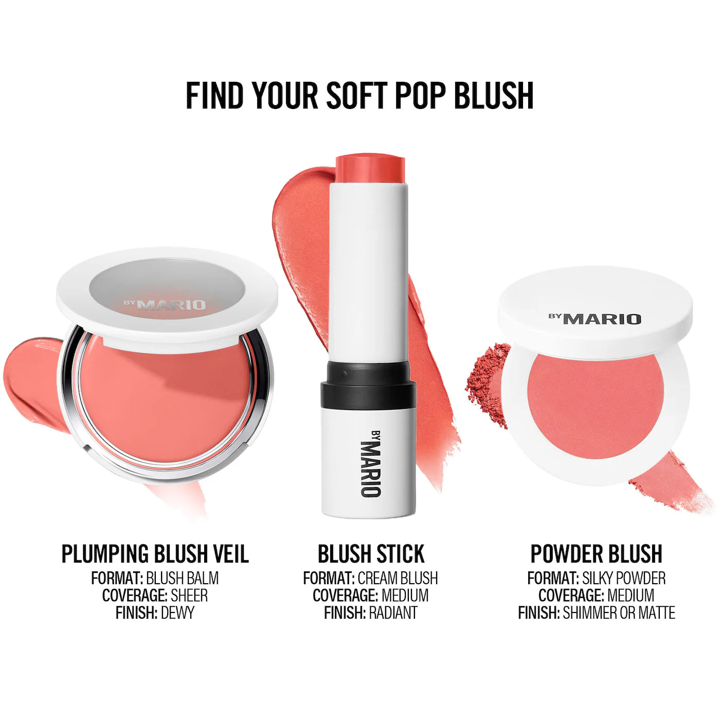 Rubor en crema Soft Pop Plumping Blush Veil - MAKEUP BY MARIO