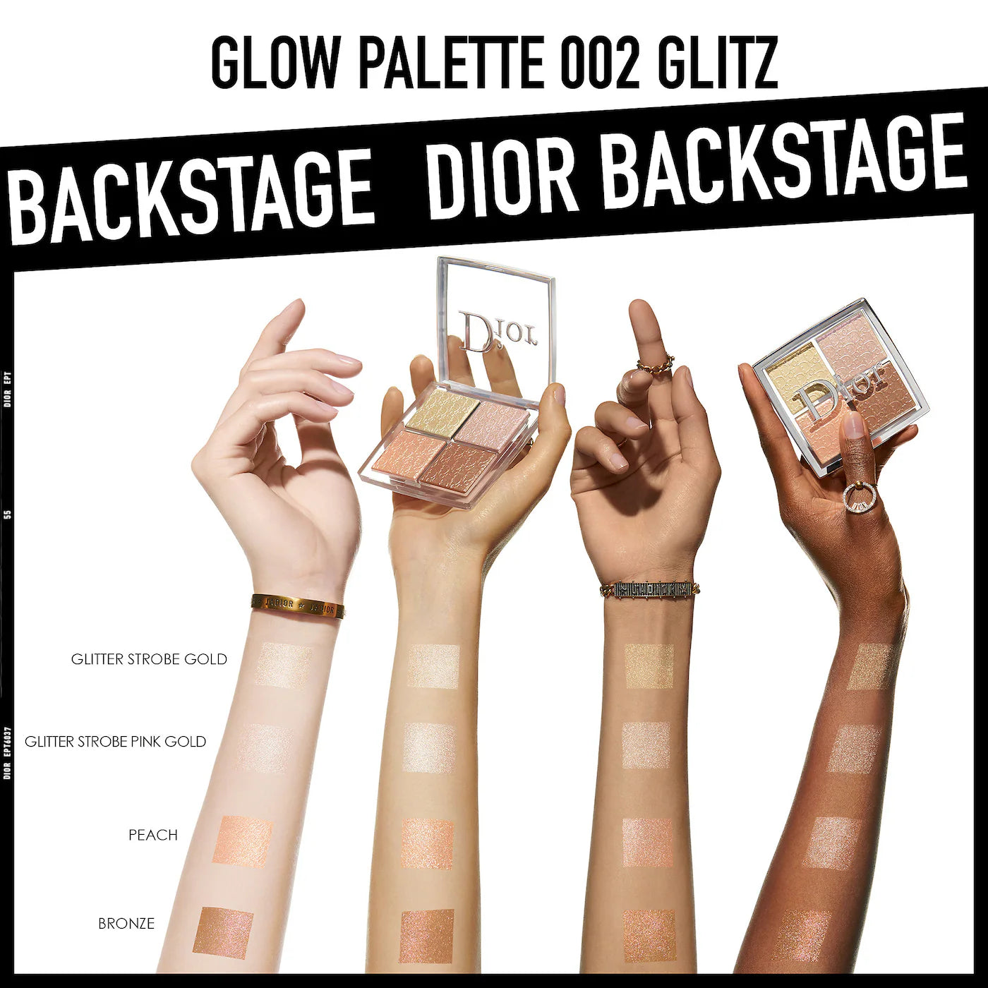 Iluminador compacto BACKSTAGE Glow Face Palette - Dior