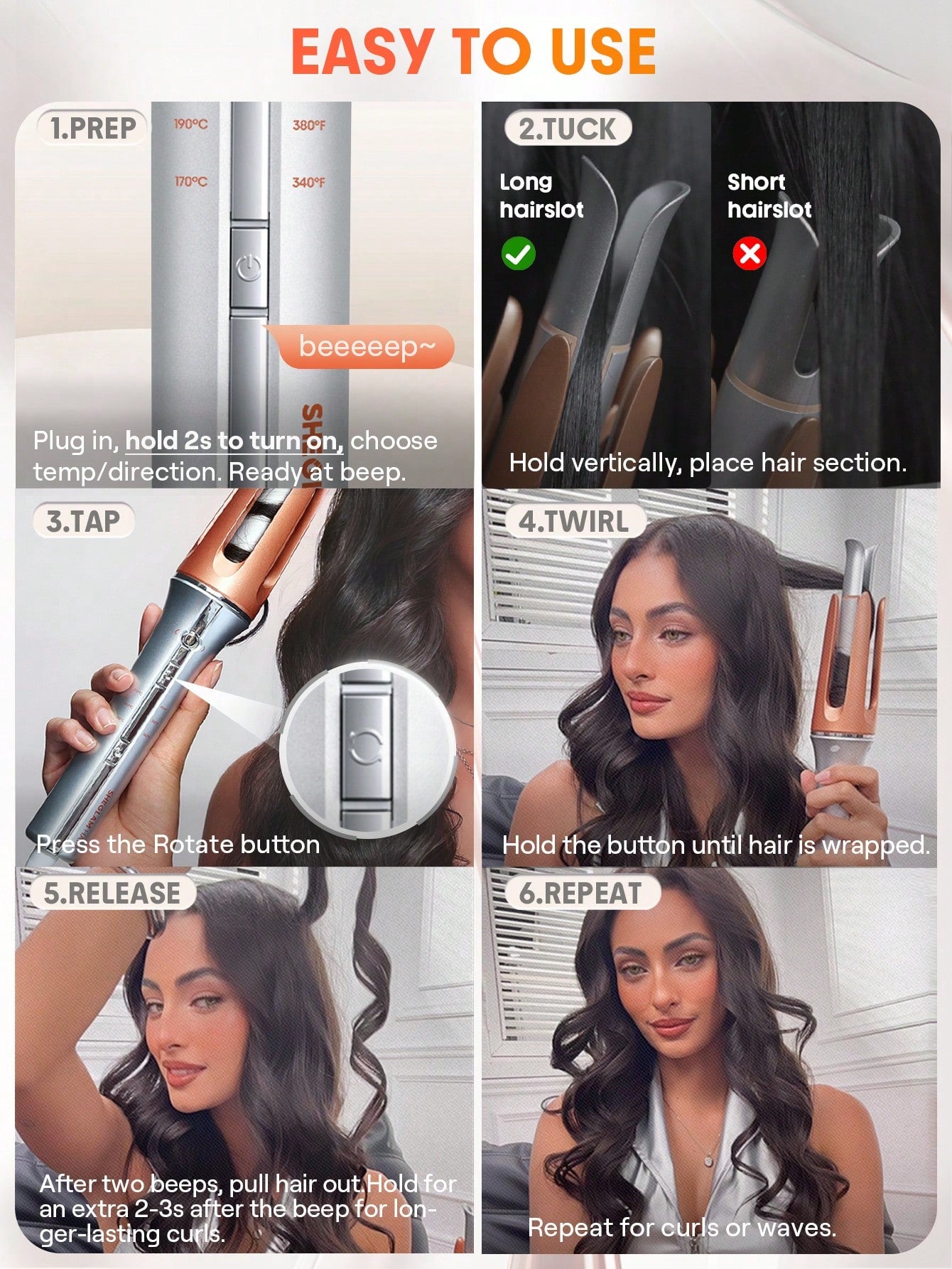 Rizadora - It-Curl One-Touch Instant Curler