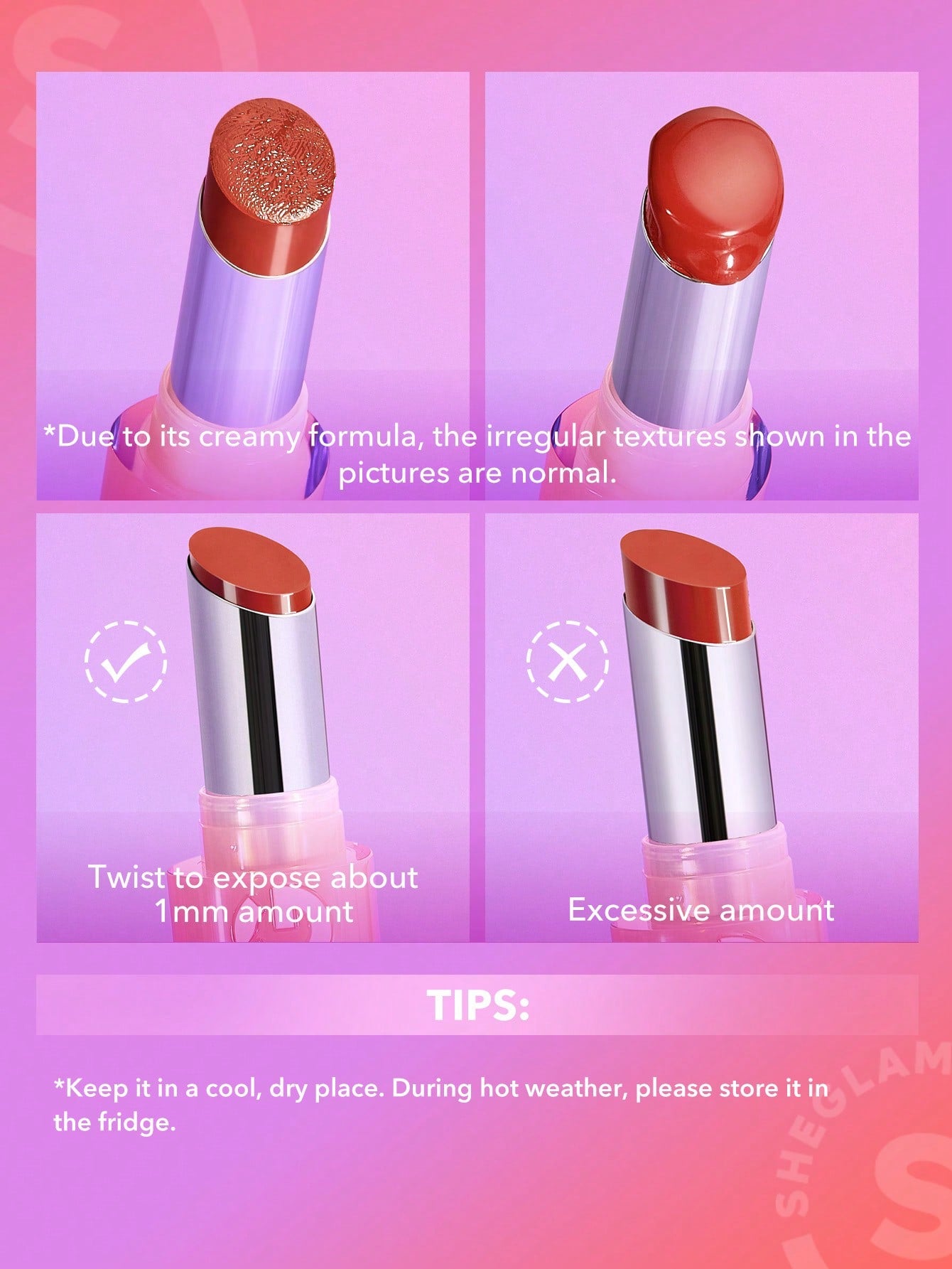 Labial Mirror Kiss High-Shine Lipstick - SHEGLAM