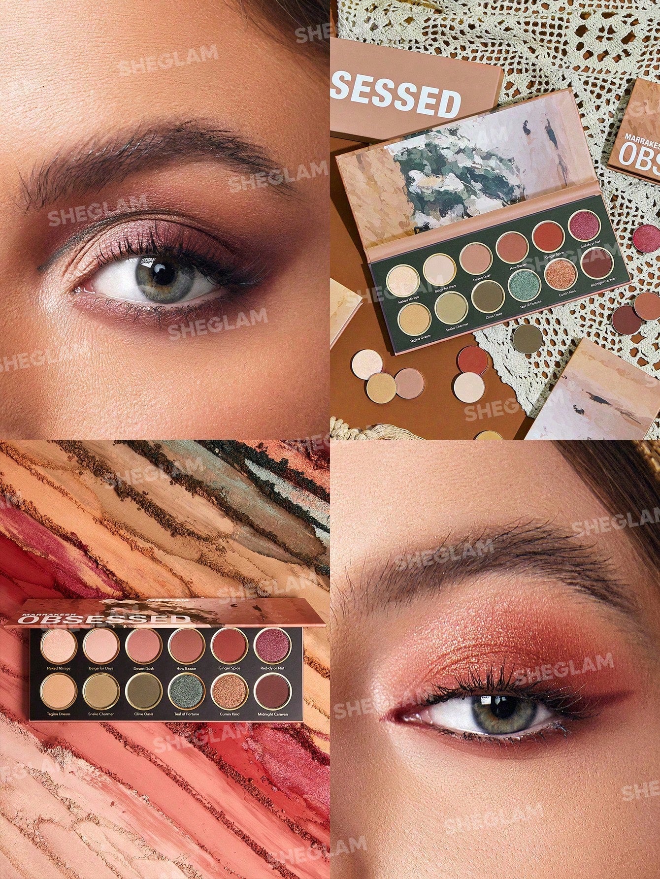 Paleta de sombras Marrakesh Obsessed Palette - SHEGLAM