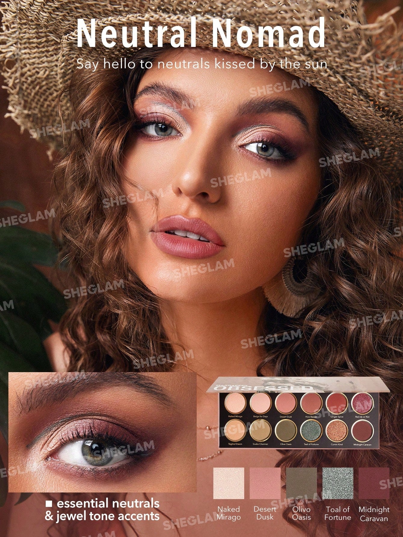 Paleta de sombras Marrakesh Obsessed Palette - SHEGLAM