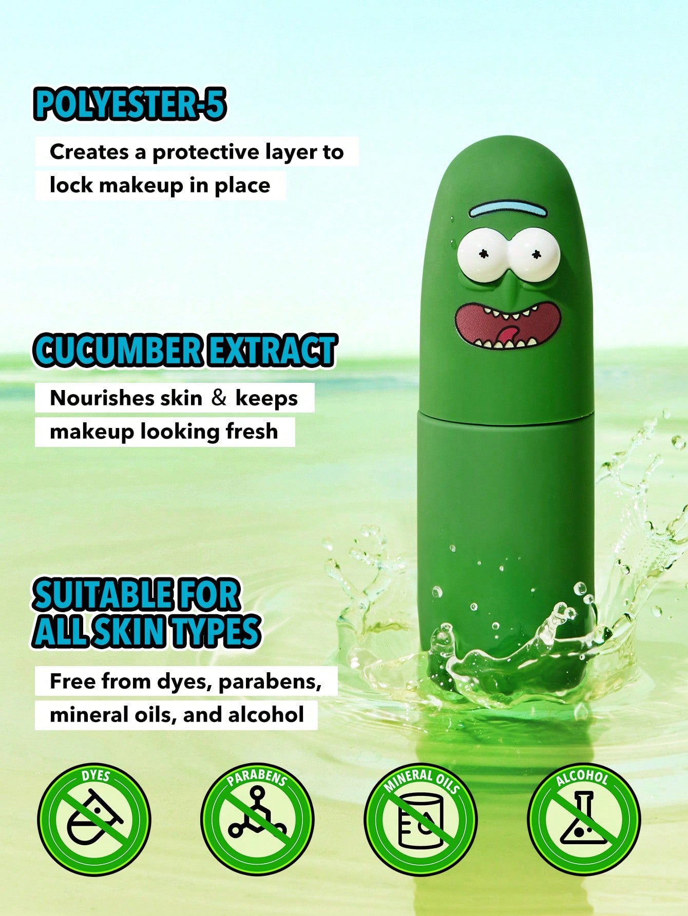 Fijador de maquillaje Rick and Morty Pickle Rick Setting Spray - SHEGLAM