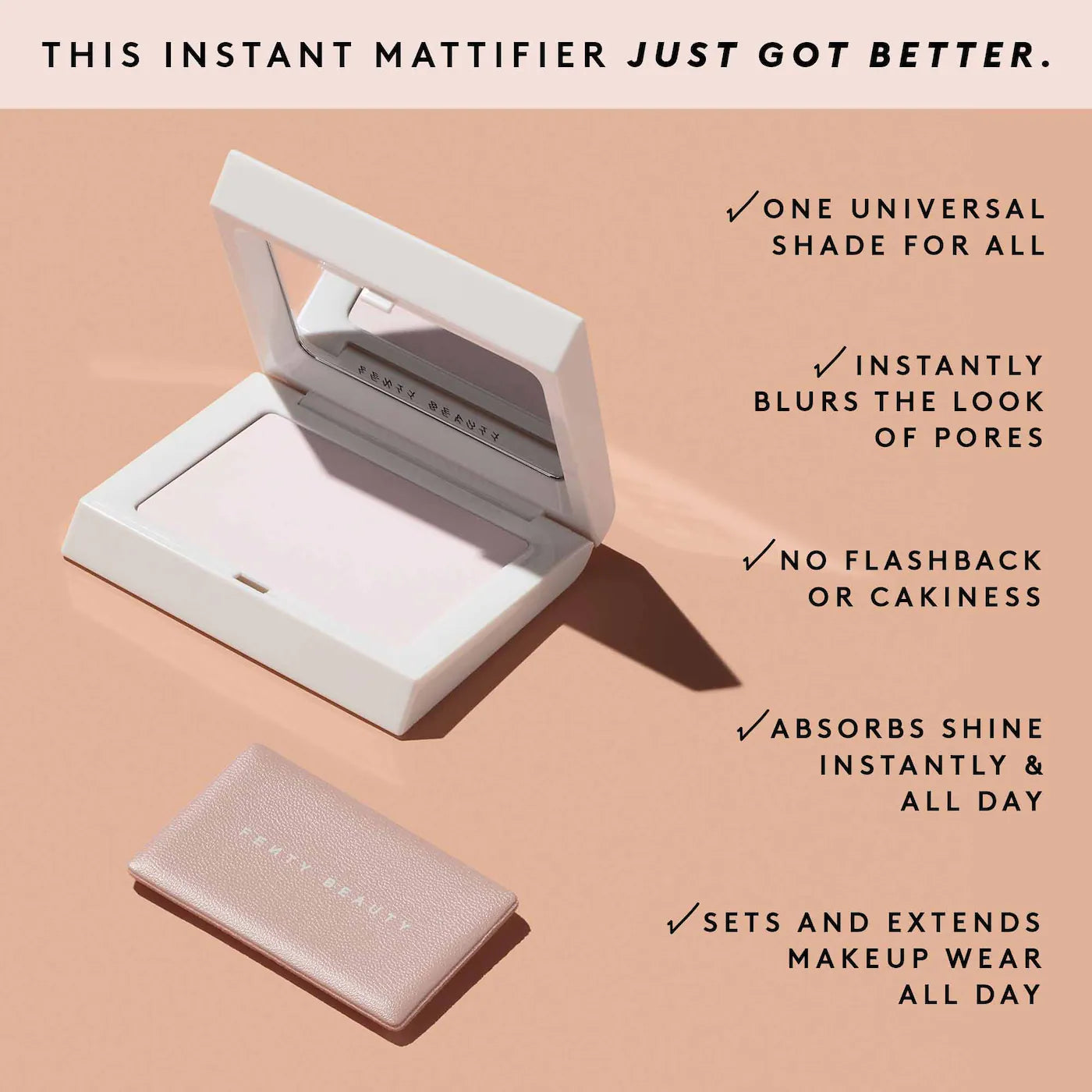 Polvo compacto Invisimatte Instant Setting + Blotting Powder - Fenty Beauty by Rihanna